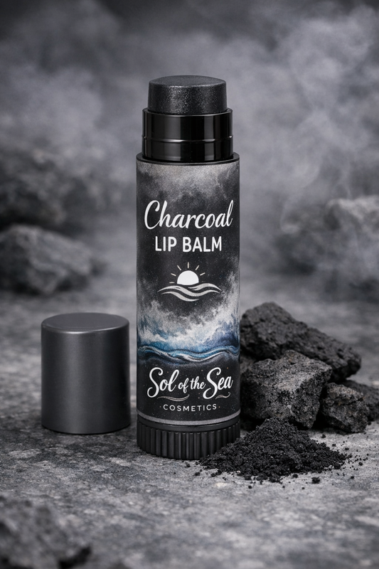 Charcoal Volcanic Sage Lip Balm